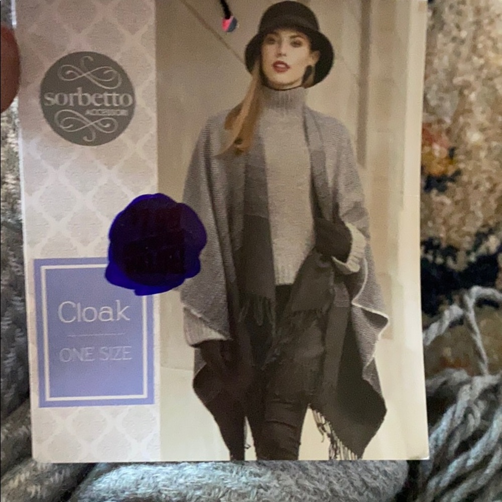 Women’s cloak one size grey